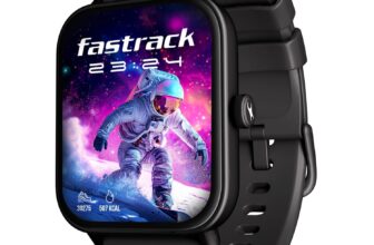 Fastrack Limitless Glide X 1.83″ Smart Watch with Ultra UV HD Display, SpO2, Heart Rate & Sleep Tracking, Bluetooth Calling, 100+ Sports Modes, 5-Day Battery, Smartwatch