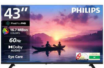 Philips 108 cm (43 inches) 6100 Series Frameless Full HD Smart LED Google TV 43PFT6130