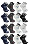 12 Pairs Solid Cotton Ankle-Length Socks for Men & Women – Soft, Breathable, Durable, Multicolor, Free Size, Pack of