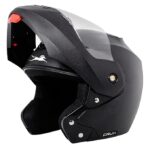 TVS Matt Finish Flip-up Helmet for Men and Women, ISI Certified, Clear Visor, Size XL, Colour BlackVisit the TVS Store3.8 3.8 out of 5 stars