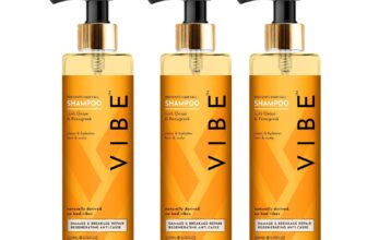 VIBE Onion & Fenugreek Shampoo, Prevents Hair Fall | Hair Shampoo For Men & Women Dry and Damaged Hair | Provides Deep Conditioning & Strength