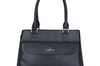 THE CLOWNFISH Prudence Faux Leather Handbag for Women Office Bag Ladies Shoulder Bag Tote For Women College Girls with Front Flap