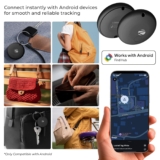 Zebronics Smart Finder Tag (Android Only), Google Find Hub Compatible, Ring to Find, Lost Mode & Real Time Item Tracking, Quick Setup, 1 Year Battery Backup, Lanyard Included