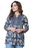Arayna Women’s Pure Cotton Paisley Printed Tunic Top – Comfortable Everyday Wear | Women’s, Pure Cotton, Comfortable Everyday Wear