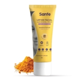 Sanfe Ubtan Facial Hair Removal Cream for Women | Gentle & Effective Face Hair Removal | Safe for Sensitive Skin | Soothing Formula for Delicate Facial Areas | Yellow | 50g, Pack of 1
