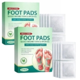 Foot patch (pack of 2) Herbal And Gentle Ingredient Detox Foot Pads, Natural Ingredients for Sleep Aid, Pain Relief, Toxin Removal with Bamboo Vinegar and Acupoint Micro-Massage Technology