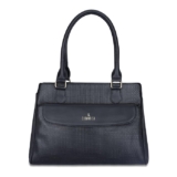 THE CLOWNFISH Prudence Faux Leather Handbag for Women Office Bag Ladies Shoulder Bag Tote For Women College Girls with Front Flap